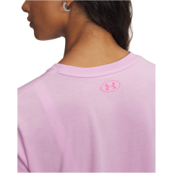 UNDER ARMOUR Varsity T-Shirt Damen 669 - pink dawn/pink...