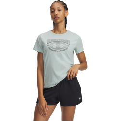 UNDER ARMOUR Varsity T-Shirt Damen 477 - enamel blue/clay...