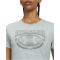 UNDER ARMOUR Varsity T-Shirt Damen 477 - enamel blue/clay green XS