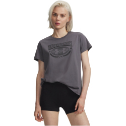 UNDER ARMOUR Varsity T-Shirt Damen 025 - castlerock/black S
