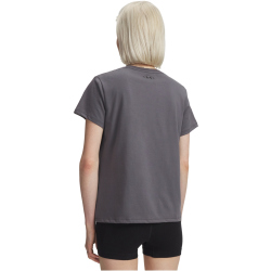 UNDER ARMOUR Varsity T-Shirt Damen 025 - castlerock/black S