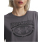 UNDER ARMOUR Varsity T-Shirt Damen 025 - castlerock/black M