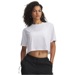 UNDER ARMOUR Wordmark Cropped T-Shirt Damen 100 -...