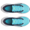 UNDER ARMOUR Ascend Laufschuhe Jungen 471 - blue blur/midnight navy/hyper green 37.5