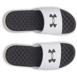 UNDER ARMOUR Ignite Pro 8 Fix Badelatschen Herren 100 - white/white/black 42.5