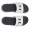 UNDER ARMOUR Ignite Pro 8 Fix Badelatschen Herren 100 - white/white/black 42.5