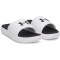 UNDER ARMOUR Ignite Pro 8 Fix Badelatschen Herren 100 - white/white/black 44