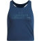 UNDER ARMOUR Motion Branded Cropped Tanktop Mädchen 498 - wham blue/blue haze XS (122-127 cm)
