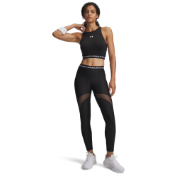 UNDER ARMOUR HeatGear Mesh Leggings Damen 008 - ultimate black/white M