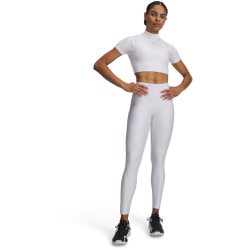 UNDER ARMOUR HeatGear Leggings Damen 100 - white/halo gray S