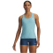 UNDER ARMOUR Tech Mesh Racer Tanktop Damen 425 - blue haze/white S