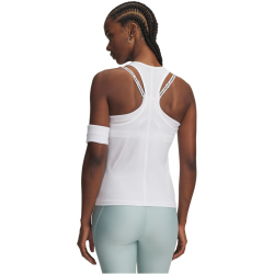 UNDER ARMOUR Tech Mesh Racer Tanktop Damen 100 - white/black XS