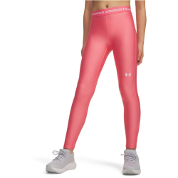 UNDER ARMOUR HeatGear Leggings Mädchen 600 - bittersweet pink/white S (127-137 cm)