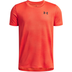 UNDER ARMOUR Tech Vent Jacquard Trainingsshirt Jungen 690 - venom red/black S (127-137 cm)