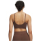UNDER ARMOUR Seamless Cotton Low-Support Sport-BH Damen 230 - incense brown/kona brown XS