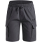 UNDER ARMOUR Vibe Woven Cargo Shorts Jungen 025 - castlerock/black XS (122-127 cm)