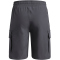UNDER ARMOUR Vibe Woven Cargo Shorts Jungen 025 - castlerock/black XS (122-127 cm)