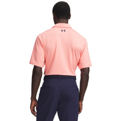 UNDER ARMOUR Matchplay Poloshirt Herren 603 - posh pink/midnight navy M