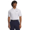UNDER ARMOUR Matchplay Poloshirt Herren 100 - white/pitch gray M