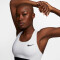 NIKE Swoosh Sport-BH Damen white/black/black XS