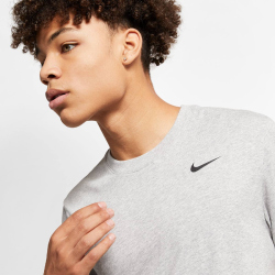 NIKE Dri-FIT Trainingsshirt Herren grau M