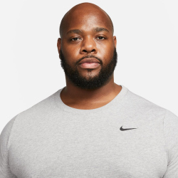 NIKE Dri-FIT Trainingsshirt Herren grau M