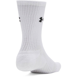3er Pack UNDER ARMOUR Performance Cotton Crew Socken 101 - white/steel/steel XL (47.5-50.5)