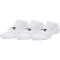 3er Pack UNDER ARMOUR Performance Cotton No-Show Socken 100 - white/white/ultimate black S (31.5-36.5)