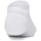 3er Pack UNDER ARMOUR Performance Cotton No-Show Socken 100 - white/white/ultimate black S (31.5-36.5)