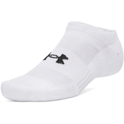 3er Pack UNDER ARMOUR Performance Cotton No-Show Socken 100 - white/white/ultimate black XL (47.5-50.5)