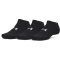 3er Pack UNDER ARMOUR Performance Cotton No-Show Socken 008 - ultimate black/ultimate black/white XL (47.5-50.5)
