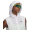 UNDER ARMOUR Rival Woven Ruched Weste Damen 100 - white/black M