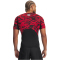 UNDER ARMOUR HeatGear Printed kurzarm Funktionsshirt Herren 002 - black/red/white S