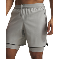 UNDER ARMOUR Velociti Pro 2in1 Shorts Herren 069 - titanium/reflective S