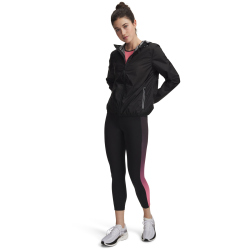 UNDER ARMOUR Velociti Printed Ankle Leggings Damen 002 - black/bittersweet pink/reflective XS