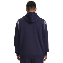 UNDER ARMOUR Rival Fleece Nov Hoodie Herren 410 - midnight navy/downpour gray/white S