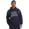UNDER ARMOUR Rival Fleece Nov Hoodie Herren 410 - midnight navy/downpour gray/white S