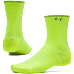 UNDER ARMOUR Velociti Lite Crew Socken 731 - high vis yellow/high vis yellow/reflective M (36.5-42)