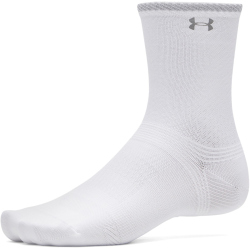 UNDER ARMOUR Velociti Lite Crew Socken 100 - white/white/reflective L (42-47.5)
