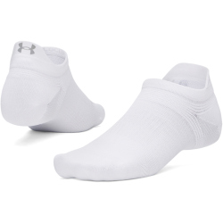 UNDER ARMOUR Velociti Lite No-Show Socken 100 - white/white/reflective M (36.5-42)
