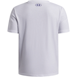 UNDER ARMOUR Logo Blur T-Shirt Jungen 100 - white/red S...