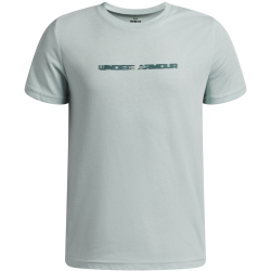 UNDER ARMOUR Wordmark Blur T-Shirt Jungen 477 - enamel...