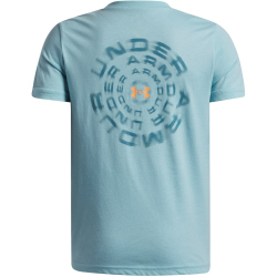 UNDER ARMOUR Wordmark Blur T-Shirt Jungen 425 - blue...