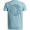 UNDER ARMOUR Wordmark Blur T-Shirt Jungen 425 - blue haze/orange bloc S (127-137 cm)