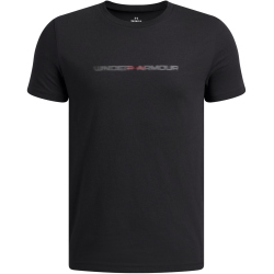 UNDER ARMOUR Wordmark Blur T-Shirt Jungen 001 - black/red...