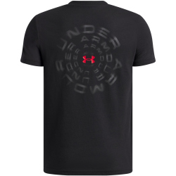 UNDER ARMOUR Wordmark Blur T-Shirt Jungen 001 - black/red...