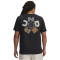 UNDER ARMOUR Radial Wordmark T-Shirt Herren 001 - black/castlerock S