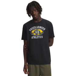 UNDER ARMOUR Armor Globe T-Shirt Herren 001 - black/white S