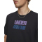 UNDER ARMOUR Block Logo T-Shirt Herren 001 - black/purple luxe S