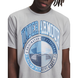 UNDER ARMOUR Varsity Crest T-Shirt Herren 011 - mod gray...